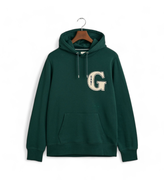 Gant Bluza z kapturem G Graphic zielona