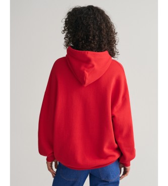 Gant sweatshirt met capuchon GANT USA rood