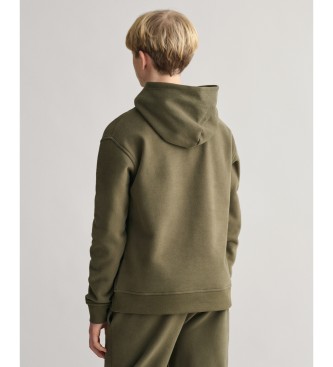 Gant Sweat  capuche Teens Graphic Script vert