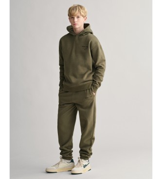 Gant Sweat  capuche Teens Graphic Script vert