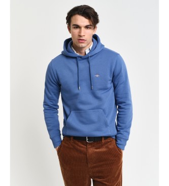 Gant Felpa con cappuccio Scudo Blu