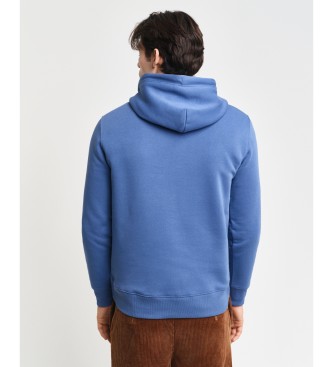 Gant Sudadera con capucha Shield azul