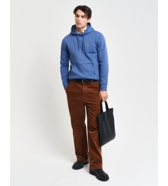 Gant Sweat  capuche bouclier bleu