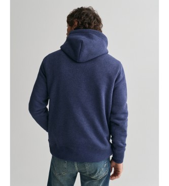 Gant Mikina s kapuco Shield navy