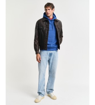 Gant Felpa Shield blu