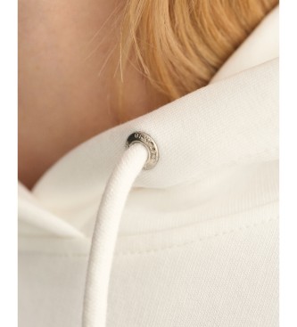 Gant Sudadera con capucha Shield blanco