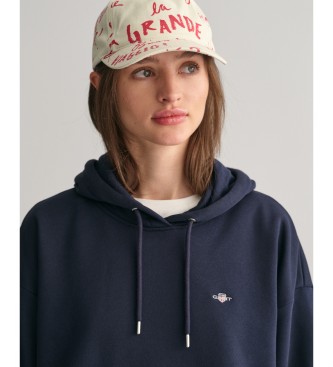 Gant Shield hoodie navy