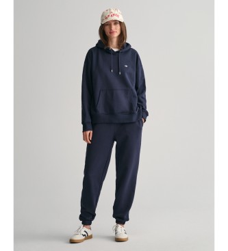 Gant Sweat  capuche Shield navy