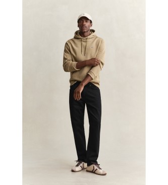 Gant Felpa con cappuccio Shield beige