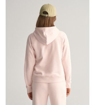 Gant Shield hoodie rosa