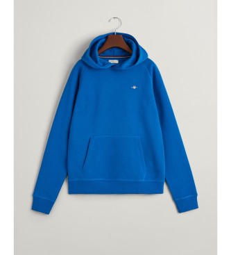 Gant Shield hoodie blauw