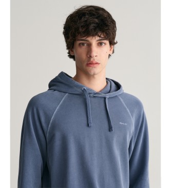 Gant Sweatshirt com capuz Sunfaded azul-marinho