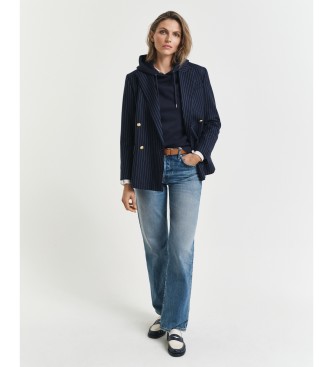 Gant Sweat à capuche Tonal Shield bleu marine
