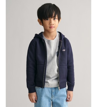 Gant Capuche  capuche zippe Navy Shield