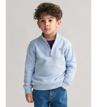 Gant Shield Half Zip Sweatshirt bl