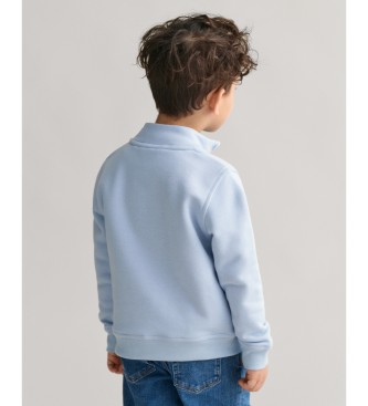 Gant Shield Half Zip Sweatshirt blau