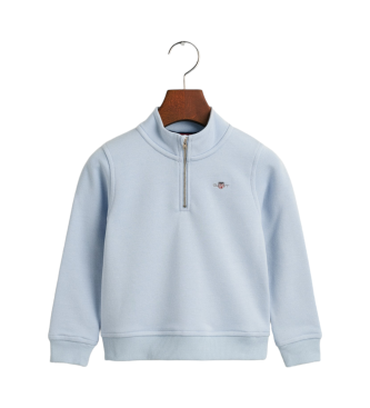 Gant Shield Half Zip Sweatshirt bl