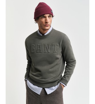 Gant Crewneck sweatshirt with green print