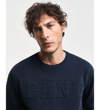 Gant Sweatshirt Embossed navy