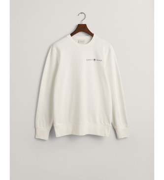 Gant Sweater met grafische print wit