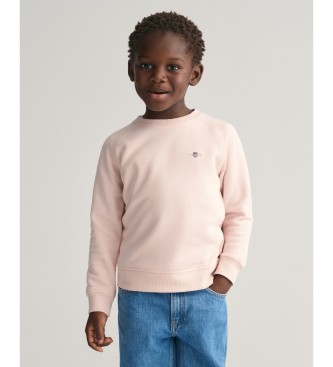Gant Felpa per bambini con scudo rosa