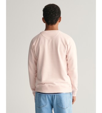 Gant Shield Sweatshirt mit Rundhalsausschnitt rosa