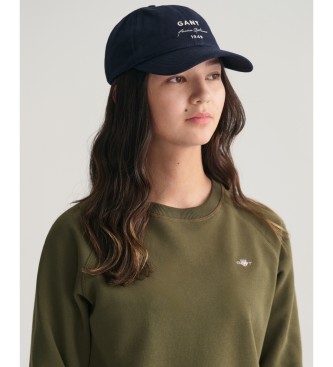 Gant Shield Teens sweatshirt med rund hals grn