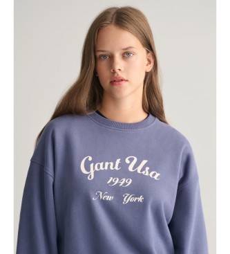 Gant Oversized Script Graphic sweatshirt bl