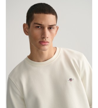 Gant Shield crew neck sweatshirt white