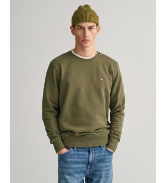 Gant Sweat-shirt  col ras du cou Shield vert