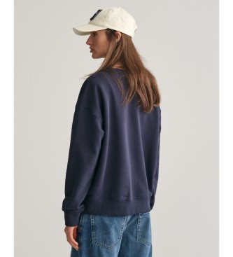 Gant Shield navy crew neck sweatshirt