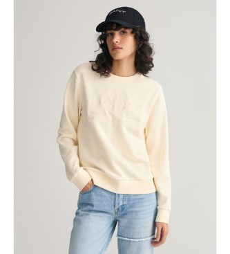 Gant Sweatshirt Tonal Archive Shield blanc