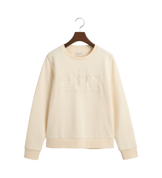 Gant Sweatshirt Tonal Archive Shield wit