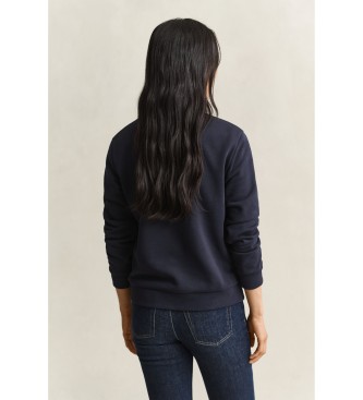 Gant Sweat Tonal Shield Bleu Marine