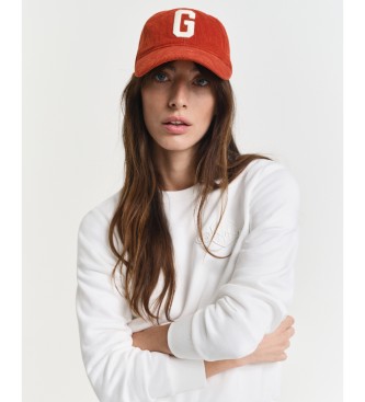 Gant Sweat-shirt Tonal Shield à col rond blanc cassé