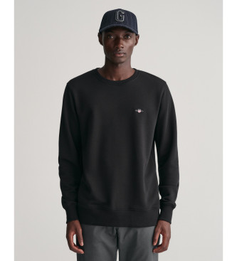 Gant Shield crew neck sweatshirt black