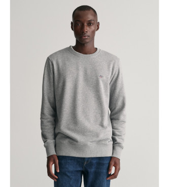 Gant Shield grey crew neck sweatshirt