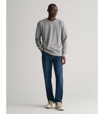 Gant Shield grey crew neck sweatshirt