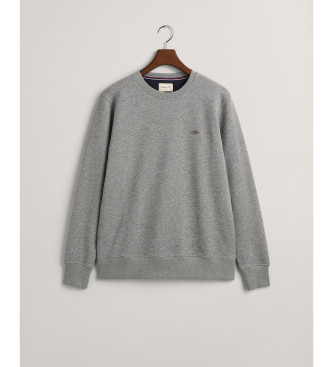 Gant Shield grey crew neck sweatshirt