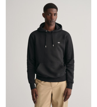 Gant Hooded sweatshirt met zwart schild