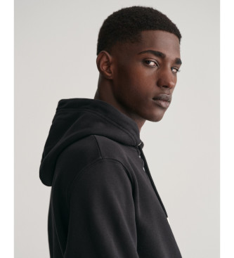 Gant Hooded sweatshirt met zwart schild