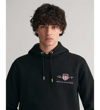 Gant Archive Shield Hoodie Medium Black