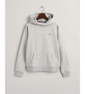 Gant Hooded sweatshirt met grijs schild