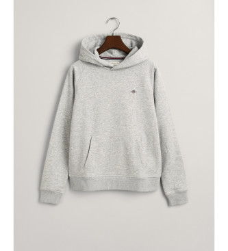 Gant Sweatshirt med htte og grt skjold