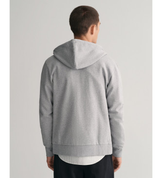 Gant Sudadera Tonal Archive Shield gris