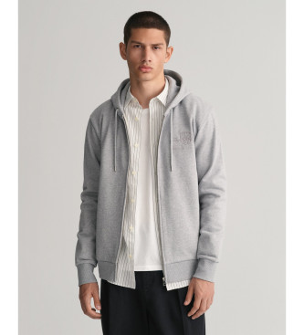 Gant Sudadera Tonal Archive Shield gris