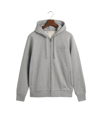 Gant Sudadera Tonal Archive Shield gris