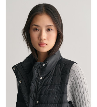 Gant Gilet in piumino leggero nero