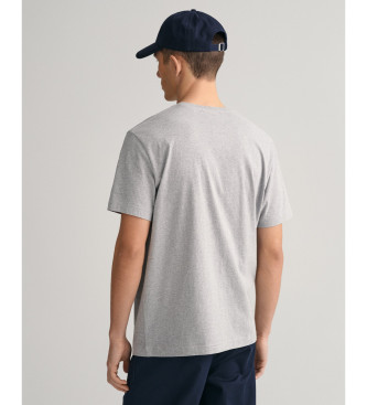 Gant T-shirt grijs schild