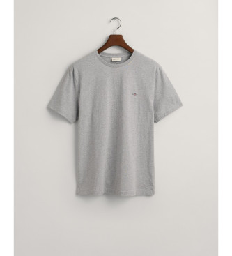 Gant T-shirt escudo cinzento